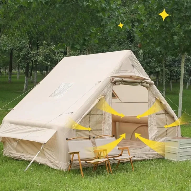 

Tom AutoCheaper Price Portable 4-8 Persons Outdoor Family House Rental Inflatable Camping Party Air Tent for Sale