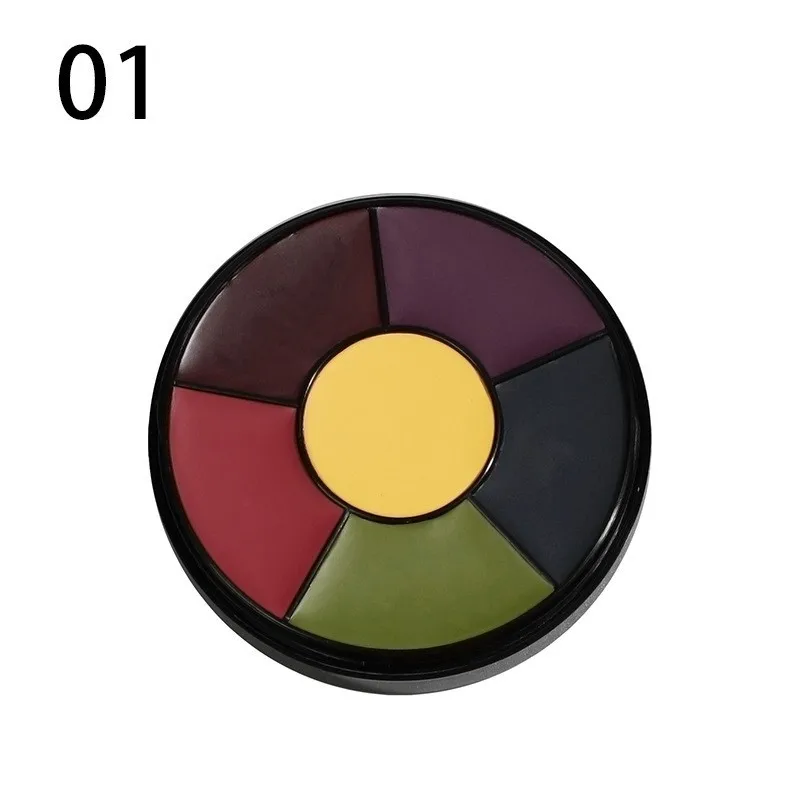 20 couleurs Non toxique sûr visage corps peinture à l'huile peinture Pigment enfants Flash tatouage peinture avec brosse Art Halloween Cosplay fête