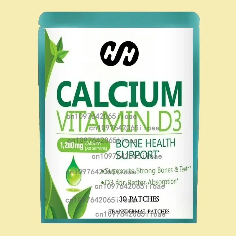 

30 пластырей с кальциями и витамином D3, трансмимические пластыри для поддержки суставов, мышц, костей