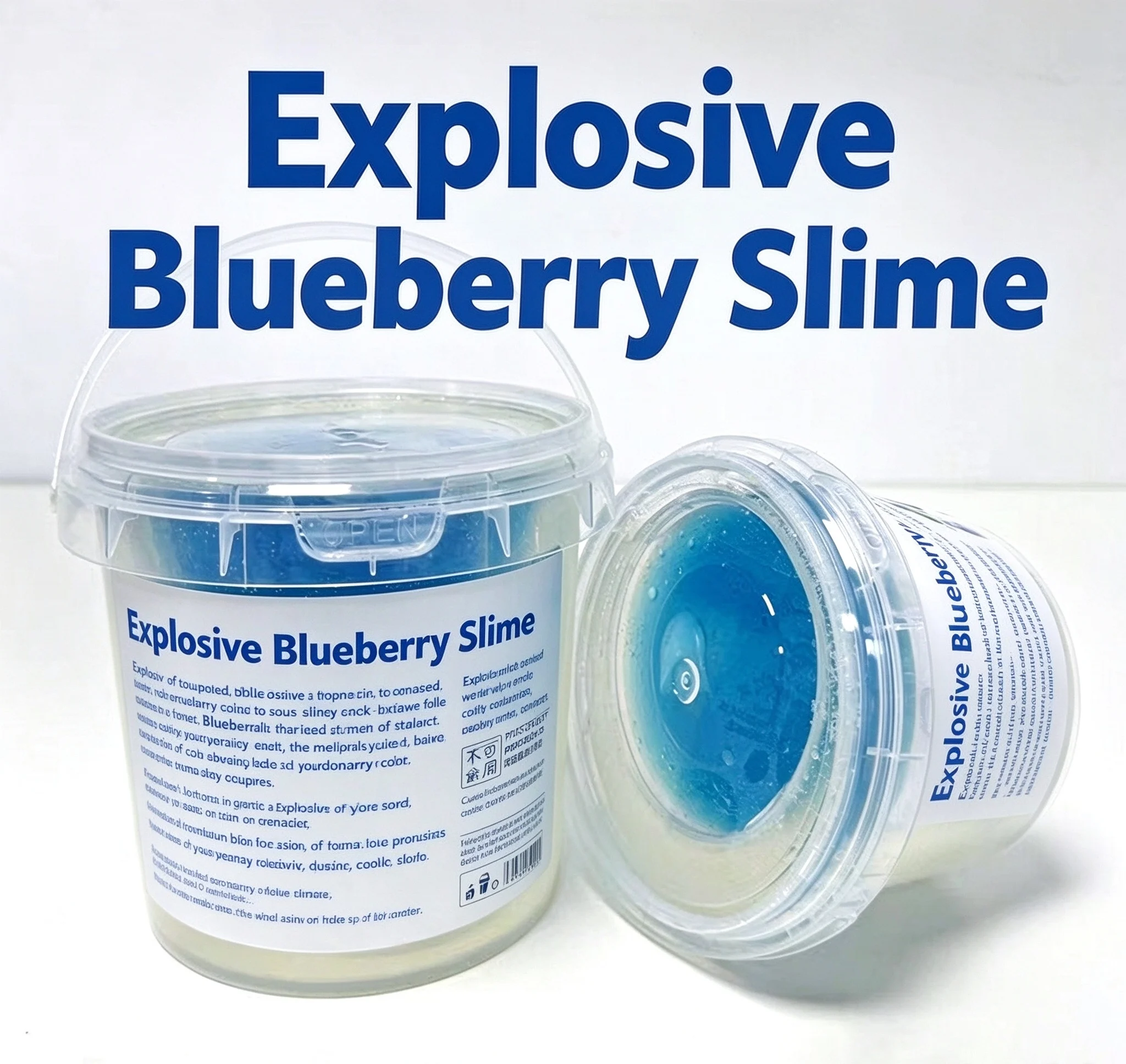 350ml Cheese Milk Cap Slime, Non-Sticky Jelly Slime DIY Sensory Stress Relief Toy for Adults