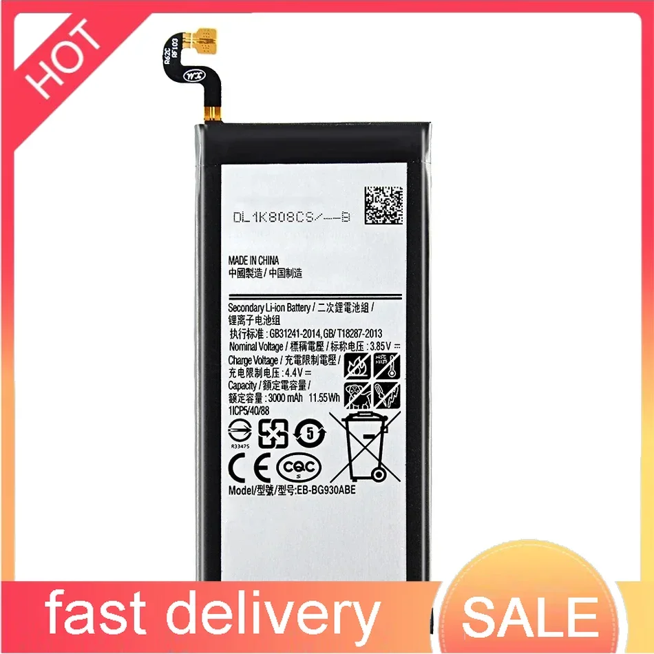 EB-BG930ABE EB-BG930ABA Mobile Phone Battery for Samsung Galaxy S7 SM-G9300 G930 G930F G930FD G930A G930V/T G930FD Batteries