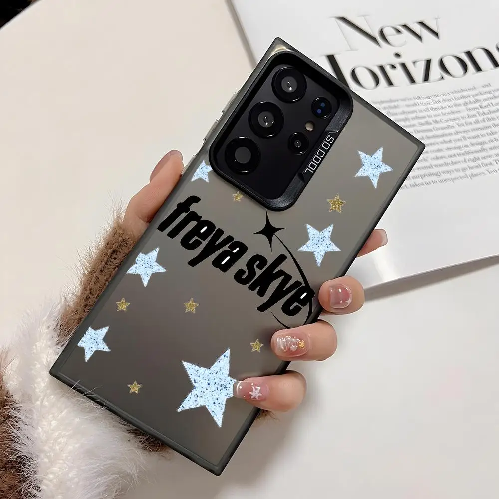 Singer F-Freya Skyes Phone Case For Samsung Galaxy S25 Edge S24 S23 S22 S21 S20 Ultra Funda Silicone Colorful Silver Phone Case