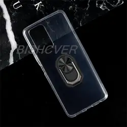 Magnet Phone Case For Infinix Note 10 Pro NFC Shockproof Soft TPU Silicone Cover For Infinix Note 10 Pro Case With Ring Holder