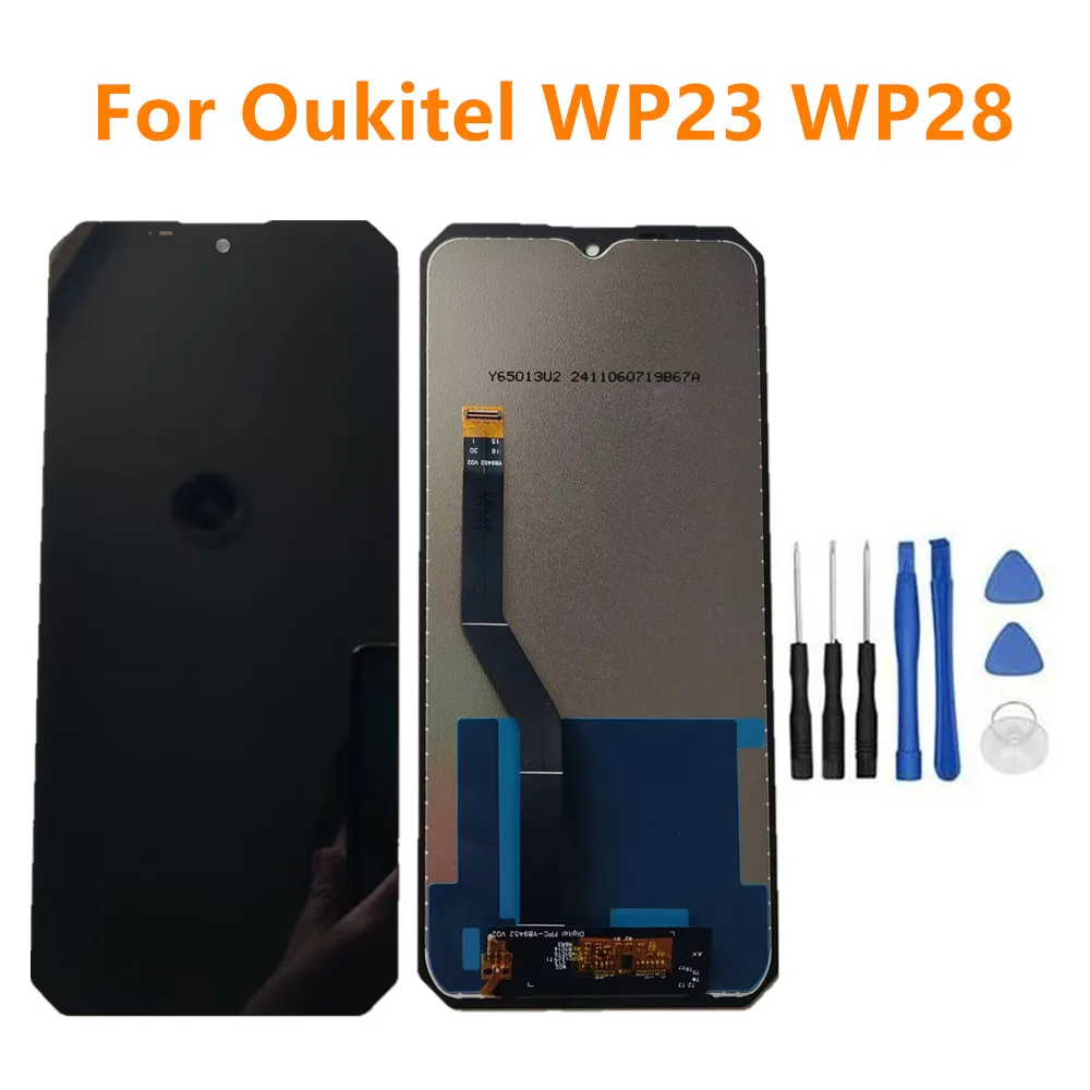 new-original-for-oukitel-wp23-wp28-cell-phone-lcd-display-screen-digitizer-assembly-touch-panel-glass-repair-replacement-parts