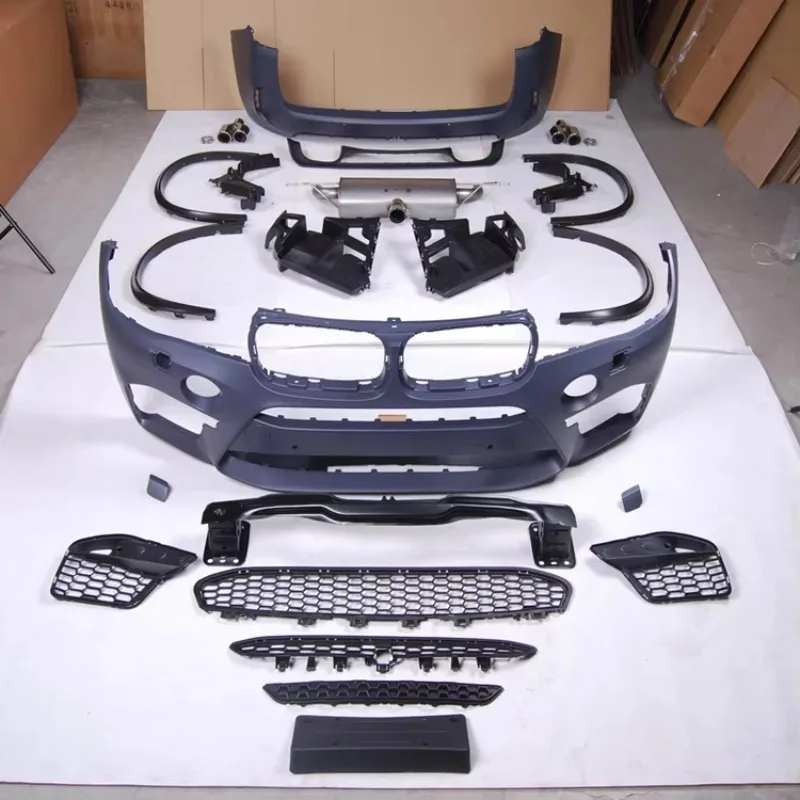 

X5 F15 Auto F85 Bodykit Set M Style Facelift Front Bumper & Grille Full Body Modified Upgrade for Automobiles Car Parts