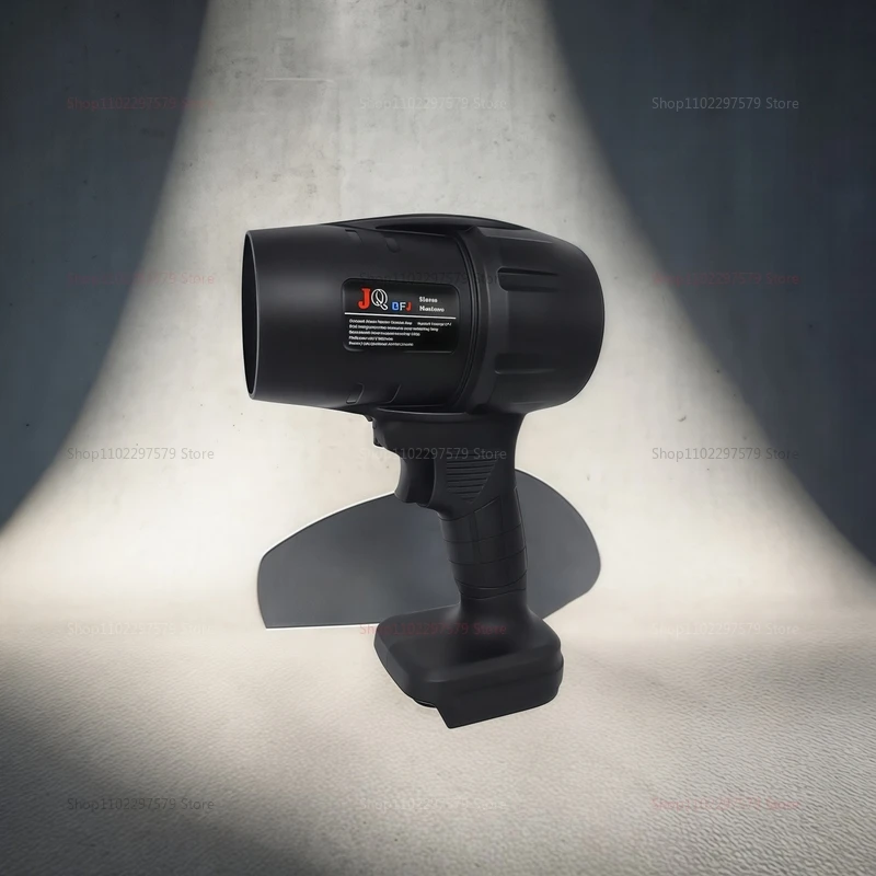 مجفف شعر كهربائي قوي منفاخ مروحة توربينية لتنظيف أوراق الغبار والرمل والثلج متعدد المشاهد للاستخدام بدون بطارية متضمنة