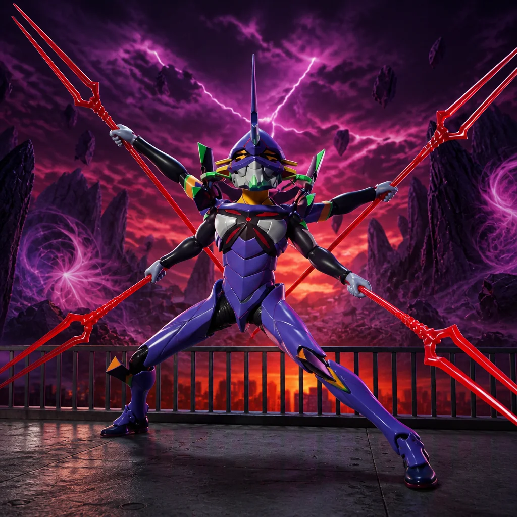 Evangelion EVA Unit 01 Anime B - Model Kit Evangelion ulasan dan harga