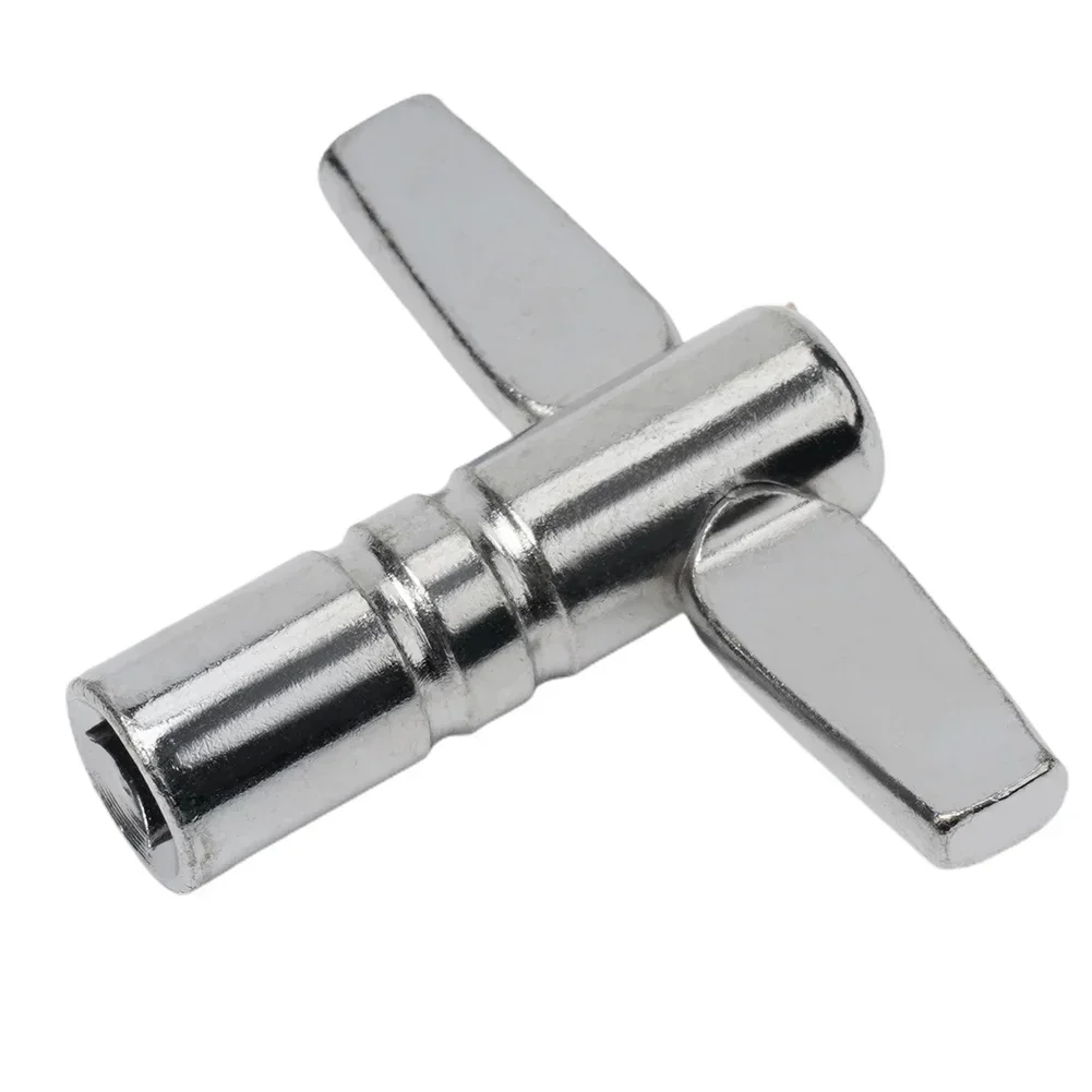 Drum Tuning Key Adjustment Wrench Diameter 5.5mm Silver Percussion Instrument Drum Tuning Drum Key Square Tool Accessories