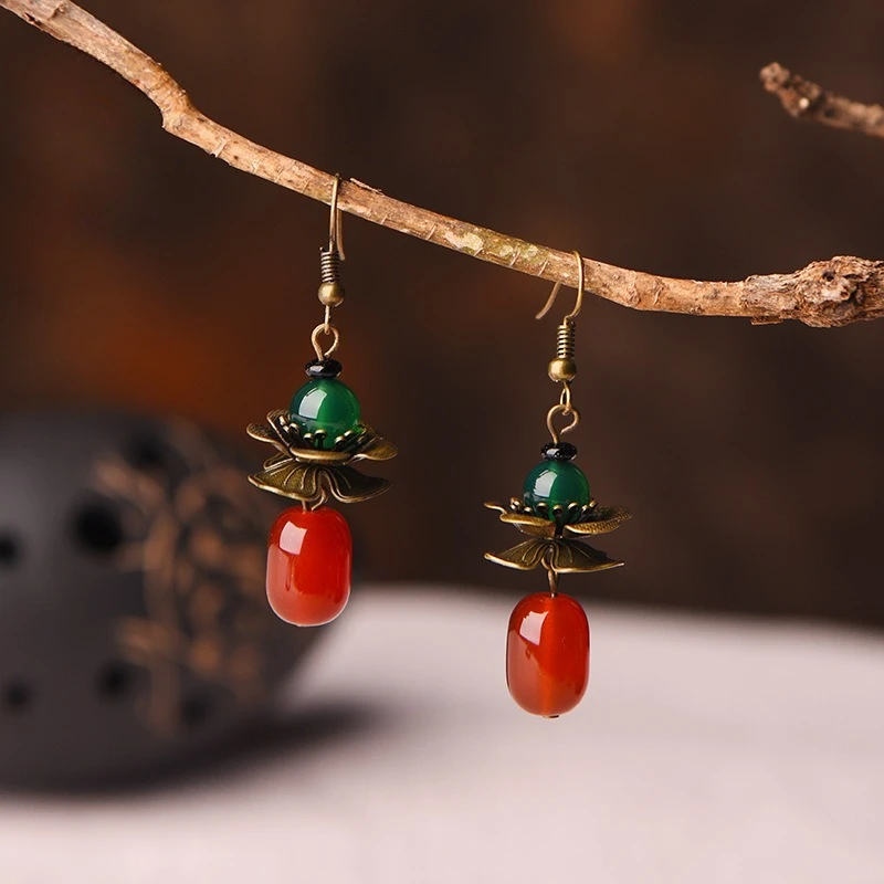 

Simple and Fashionable Ethnic Style Retro Women's Earrings Classical Accessories