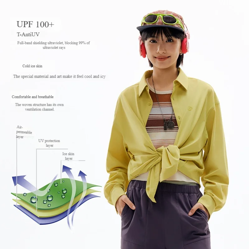Women's Outdoor Quick - Dry & Elastic Long - Sleeve Shirt｜UV Resistant, Ice Silk Cooling & Casual Style