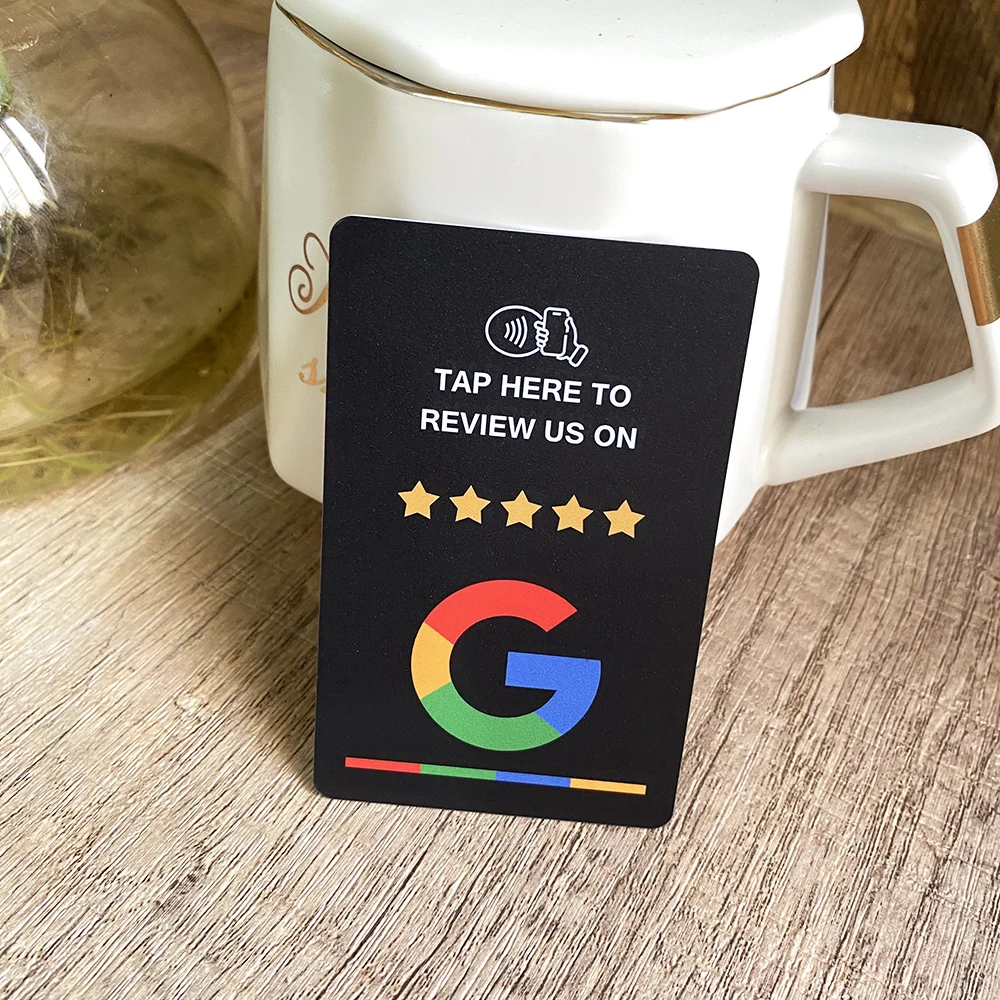 Grow your Business With NFC Google Review Cards Tap and Rate Google Review Cards