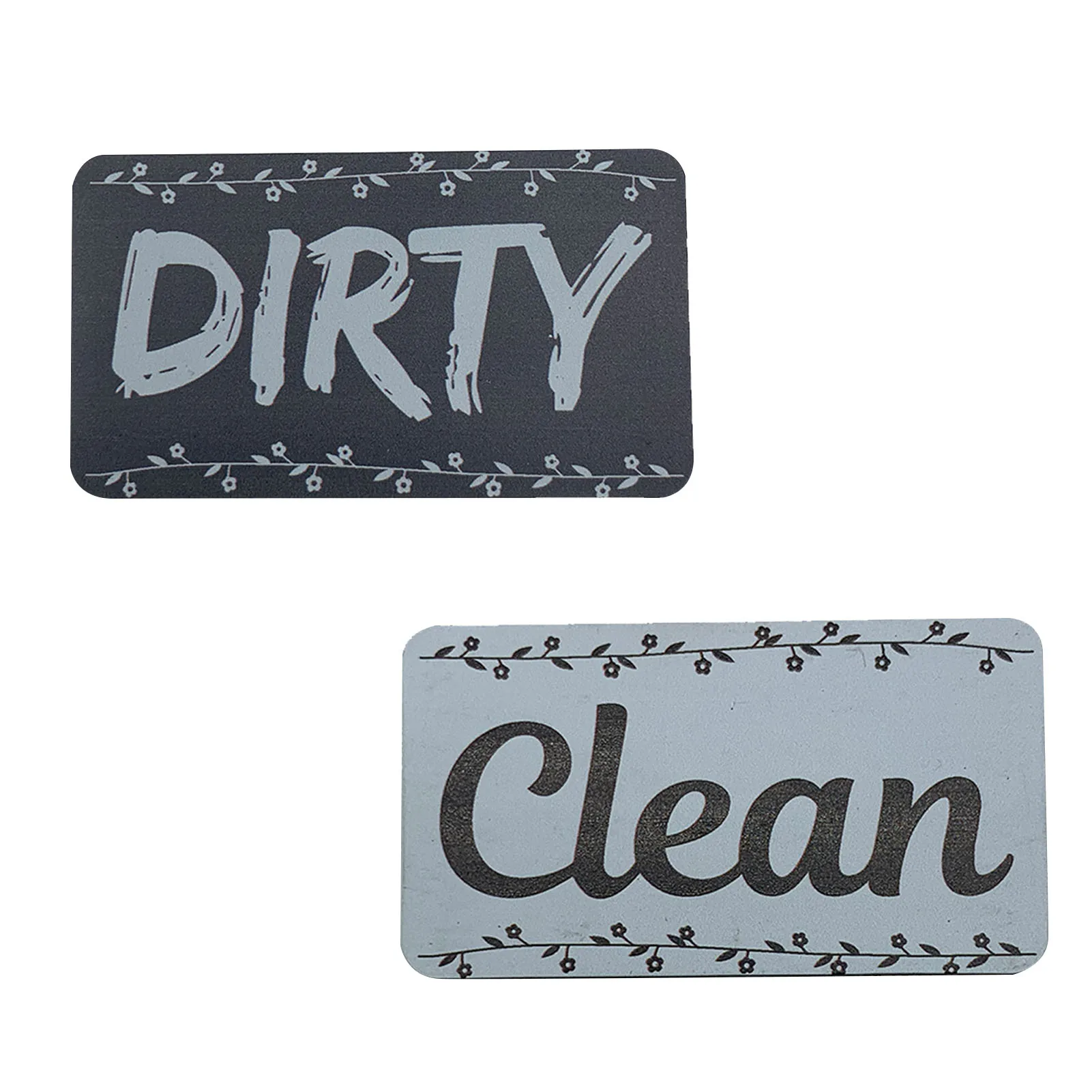 Dishwasher Magnet Clean Dirty Sign Double Sided Clean Dirty Magnet For Dishwasher Double Sided With Magnetic Plate Clean Dirty