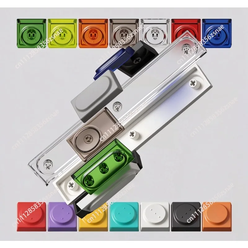 Toy keycaps, transparent matte PC keycaps 32 pieces, specification 1U game office enthusiasts