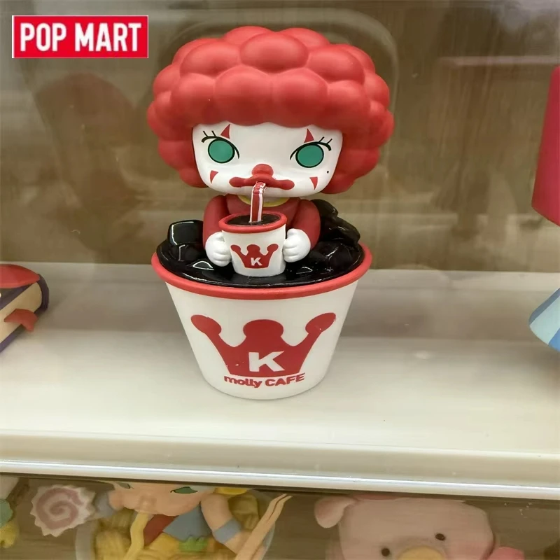 صندوق أعمى أصلي من POPMART MOLLY's One Day Jasmine حمام فقاعي مخفي لهدايا أعياد ميلاد الفتيات وعيد الميلاد