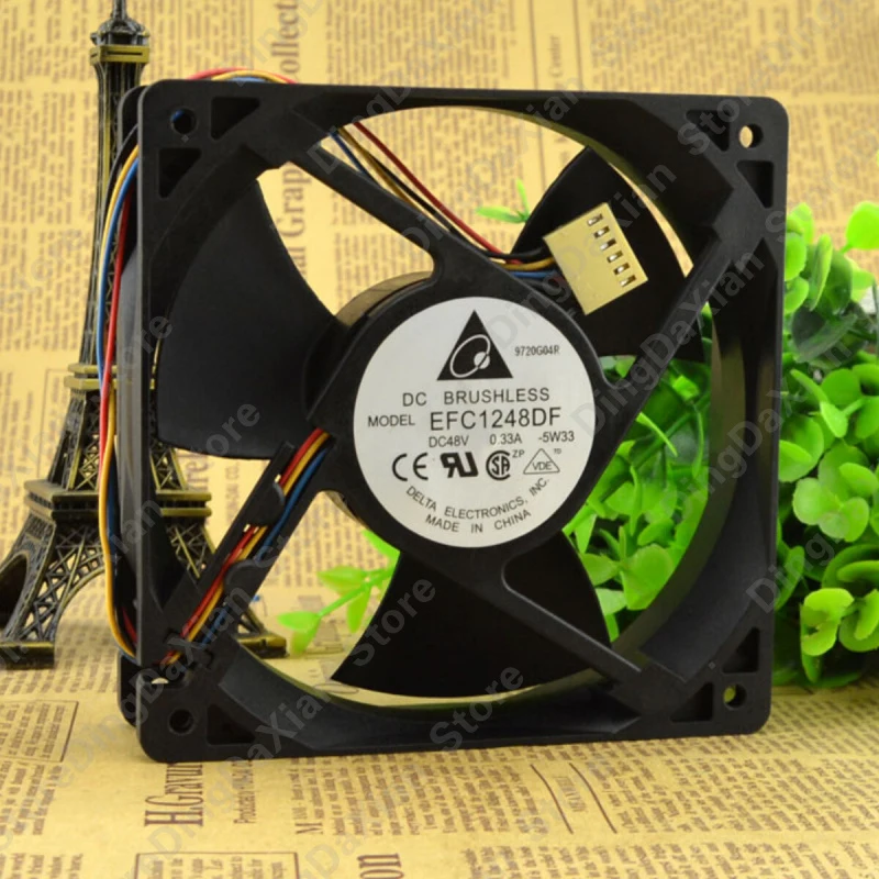 

X Для DELTA EFC1248DF | 48В 0.33А | 12 см | Вентилятор охлаждения корпуса инвертора, 1 шт.