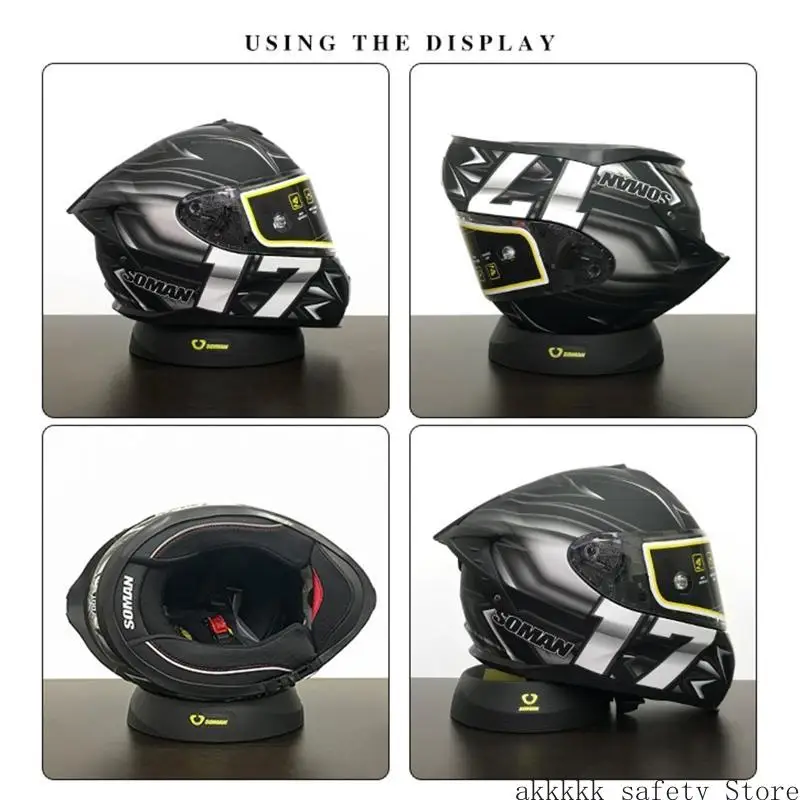 

XXFF Universal Plastic Helmet Stand Support Motorcycle Helmet Guard for Protection Pa