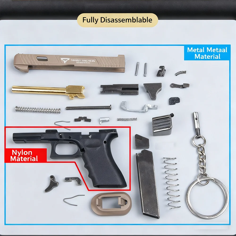 1:3 G34 سبيكة المفاتيح للرجال انفصال EDC ملحق فريد المذكر هدية لعيد الميلاد عيد ميلاد مفاتيح السيارة