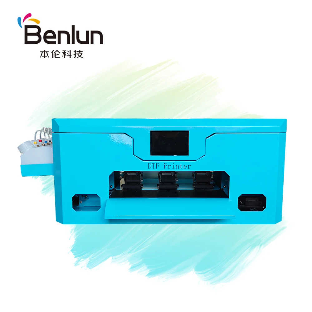 طابعة نافثة للحبر صغيرة لسطح المكتب A3 XP600 آلة نقل الحرارة الرقمية لتي شيرت جلد الحيوانات الأليفة فيلم DTF طابعة نافثة للحبر لسطح المكتب