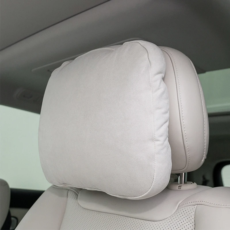 ل Leapmotor C10 2024 الجلد المدبوغ وسادة الرقبة رغوة الذاكرة الوسائد اكسسوارات السيارات الداخلية