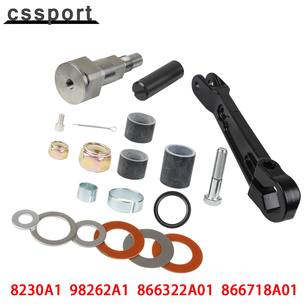 1set 98262A1 98230A1 866322A01 866718A01 Upper Gimbal Steering Arm Shaft Pin Kit For MerCruiser Bravo For Alpha One Gen 2