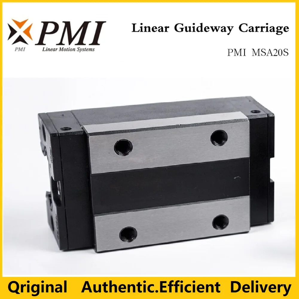 Imagem -04 - Guia Linear Taiwan Pmi Msa20s-n Rolamentos Bloco Deslizante Msa20sssfc Transporte para Co2 Gravação a Laser Máquina de Corte