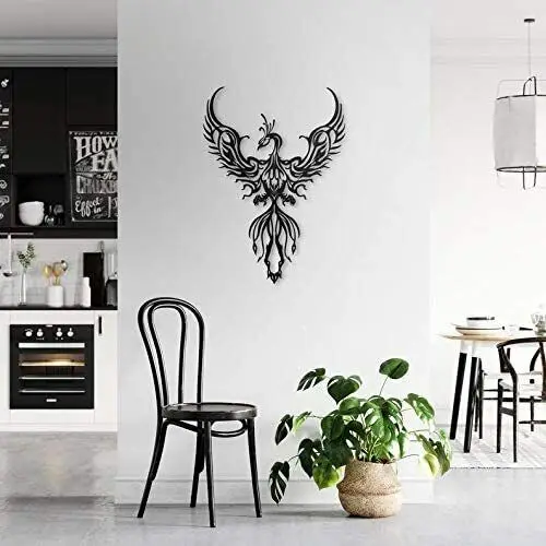 

Vintage Phoenix Decorative Boho Art for Living Room, Bathroom, Kitchen, Bedroom /Home Decoration