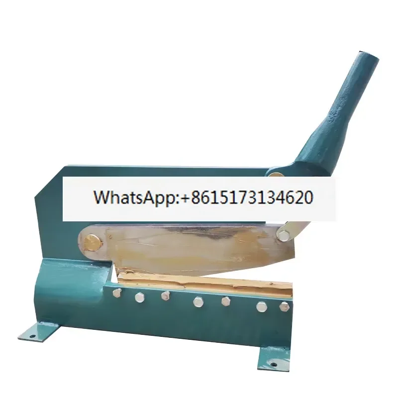 Manual Stainless Steel Plate Shearing Machine Small Guillotine Cutter for License Plate Ground Cutting Tool