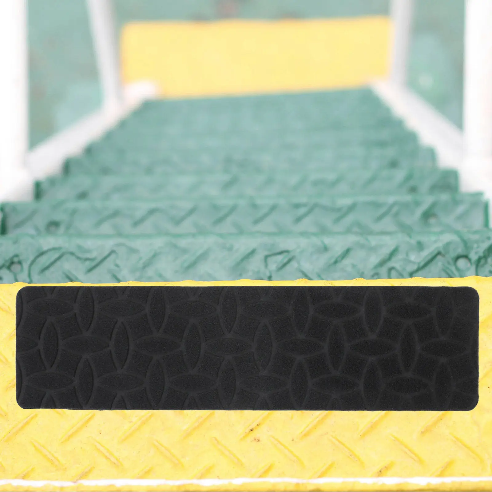 2Pcs Non-Slip Stair Treads Indoor Self-Adhesive Embossed Stair Runner Carpet for Wooden Steps Slip Resistant Step Cover Rug