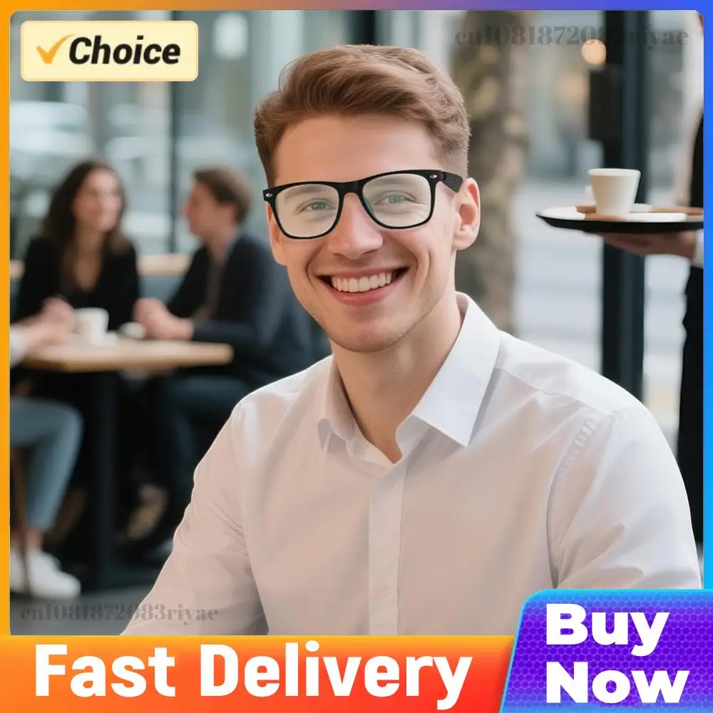 AI Intelligent Translation Glasses Wireless Headset Sunglasses Anti Glare Sports Driving Sunglasses for Outdoor Travel