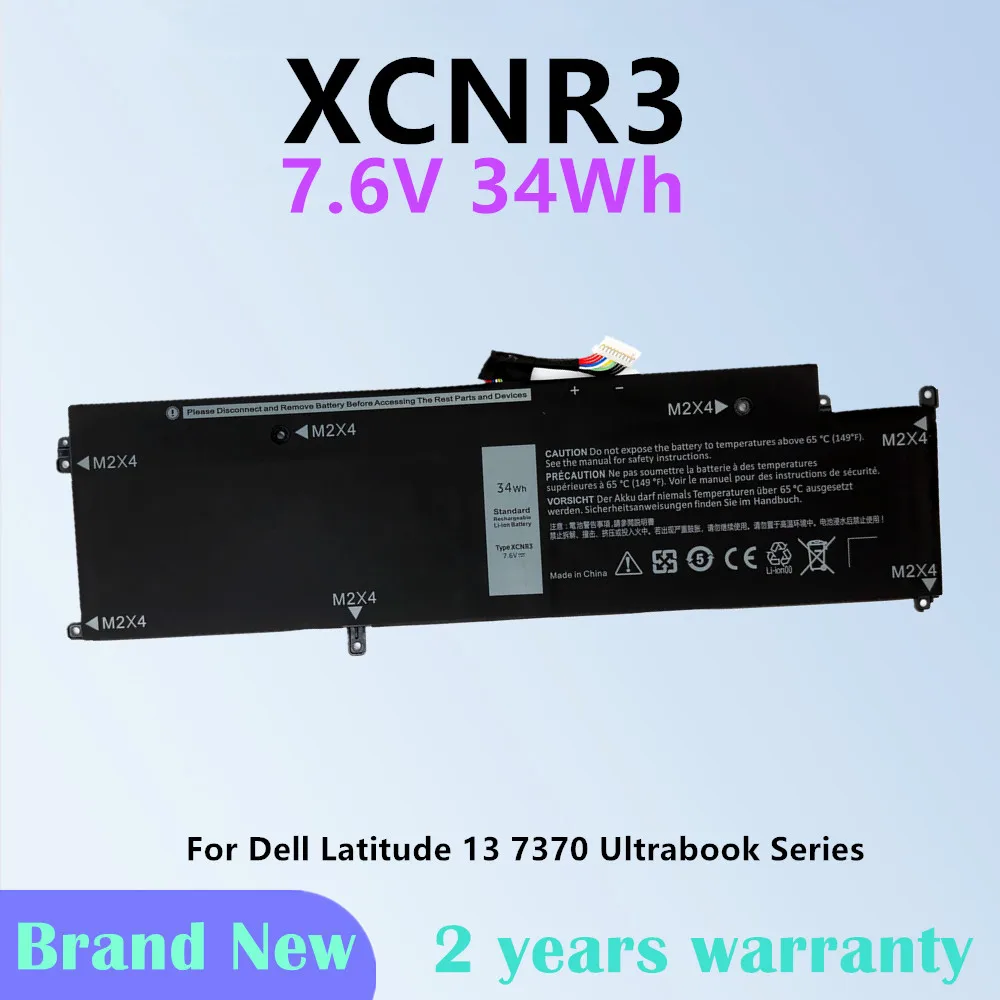 XCNR3 Laptop Battery For Dell Latitude 13 7370 E7370 Series WY7CG WV7CG