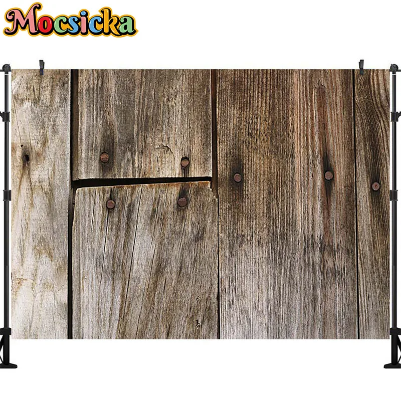 Mocsicka Photography Backdrops 60x40cm Wood Grain Photo Background Wallpaper Studio Waterproof Products Photographic Props