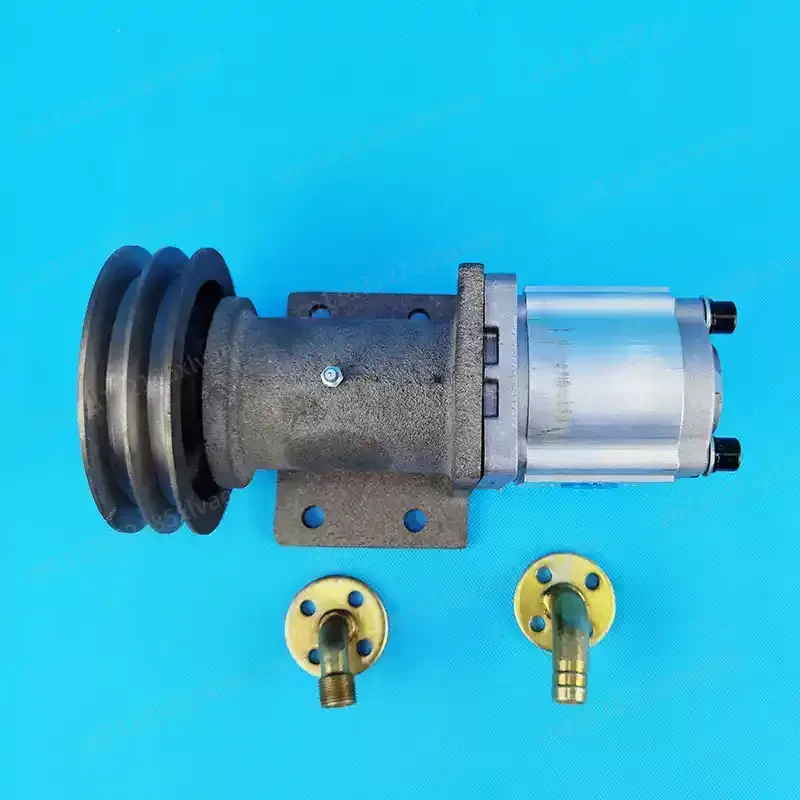 4-Hole Reinforced Hydraulic Gear Pump 306/310/314/316/320/325 for Forklift Modification, High Pressure Drive Pump Assembly