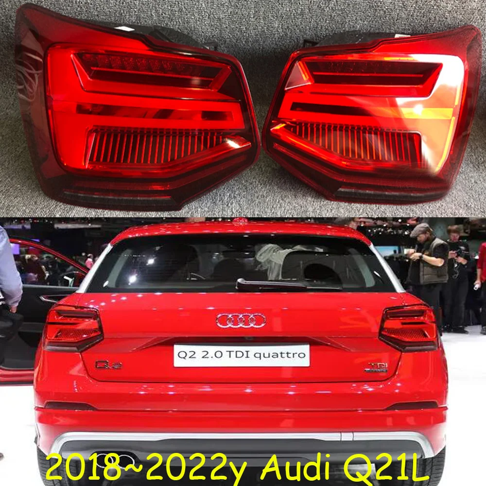 1pcs car bumper tail light for Audi Q2 taillight LED Reflector 2018～2022y car accessories Taillamp for Audi Q2 fog lamp