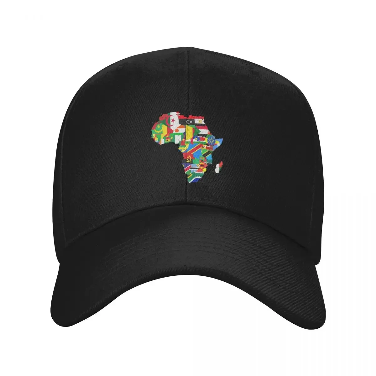 african flags, africa map, african Countries, africa Continent Baseball Cap sun hat summer hat Men Golf Wear Women's