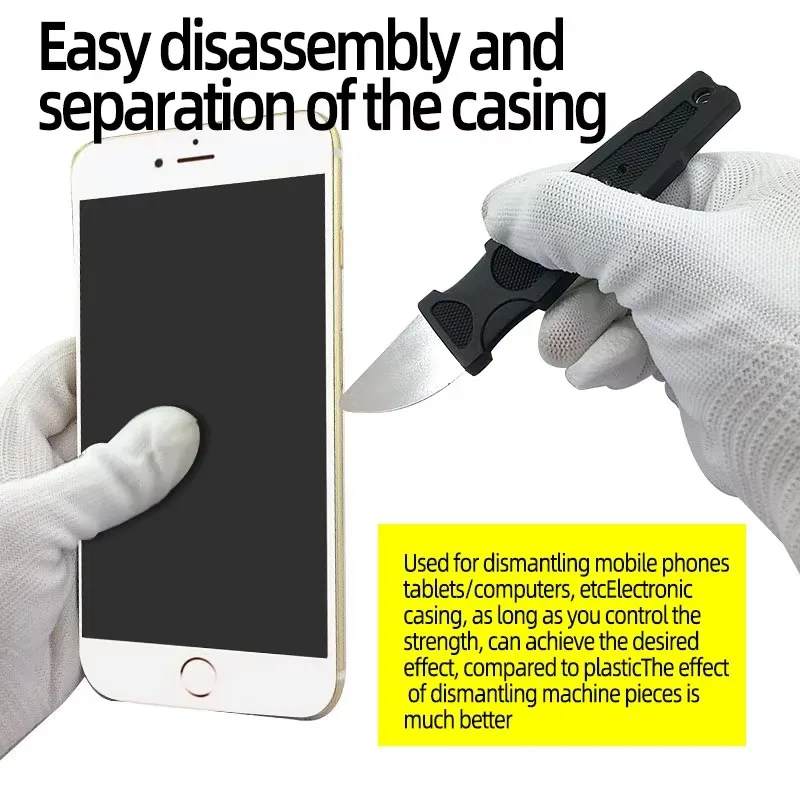 Anti-Slip Dismantling Shovel Pry Bar, Precision Repair Tool for IPhone, IPad & Laptop Disassembly