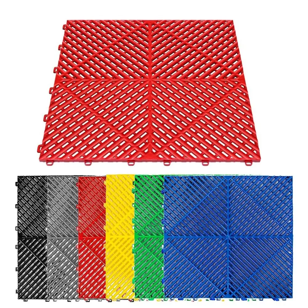 High Strength Car Wash Floor Grille Multicolor Eco Friendly Auto Cleaning Mat Antioxidant Anti Slip Outdoor Drain Cover