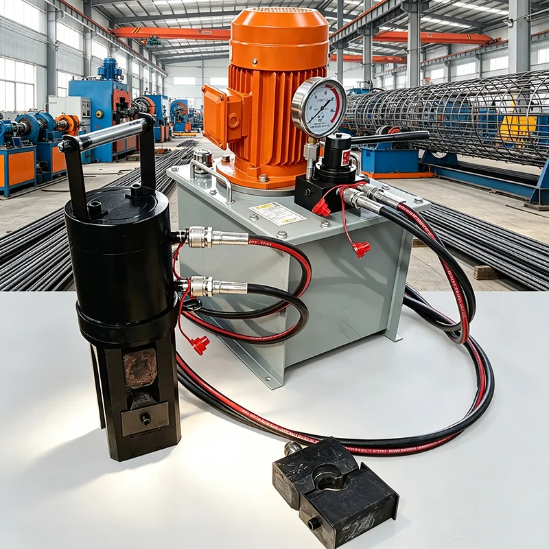 Hydraulic Cold Extrusion Press for Rebar 16‑40mm Steel Bar Coupler Crimping Splicing Construction Mechanical Equipment