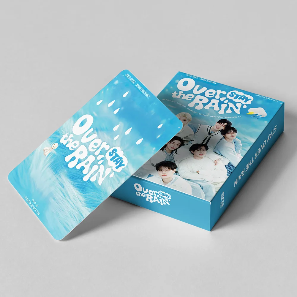 55 K-pop Boy Group 5th Fan Club Stay Over The Rain Support LOMO Cards Stray Photo Cards Fan Collection Cards Gift