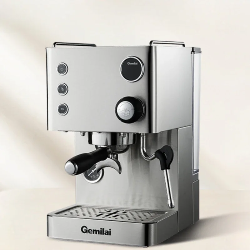 Italian Semi-automatic Coffee Machine Small Household Coffee Machine with Adjustable Temperature Milk Frothing Steam Machine