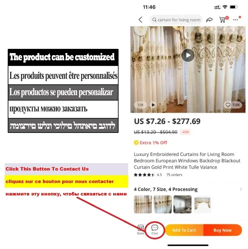 

Embroidery Luxury Curtains for Living Dining Room Bedroom Villa New Custom European-style High Shading Velvet Fabric High-end