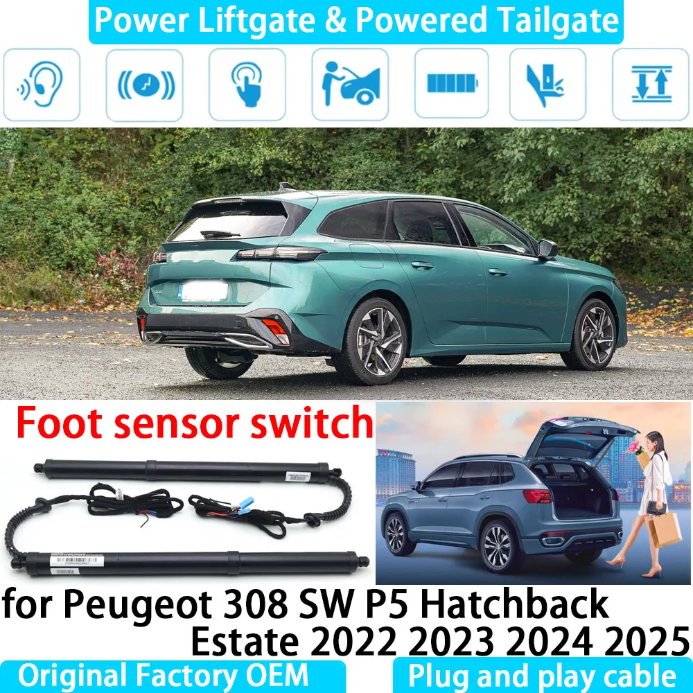 

for Peugeot 308 SW P5 Hatchback Estate Automatic Electric Power Liftgate Powered Tailgate Strut Tail Gate Lift System