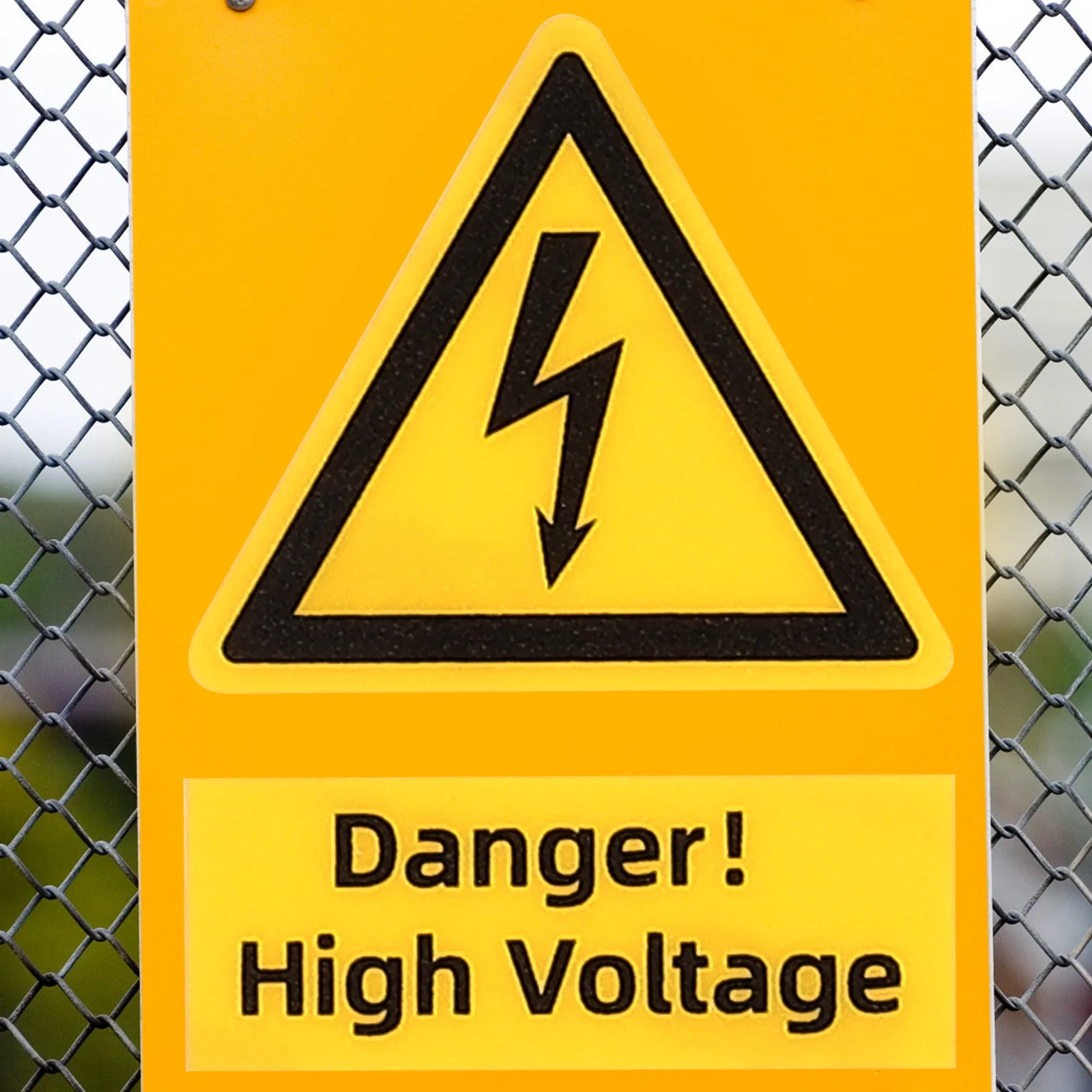 5 Pcs High Voltage Warning Label Sign Stickers Electrical Panel Caution Safety Signs Labels