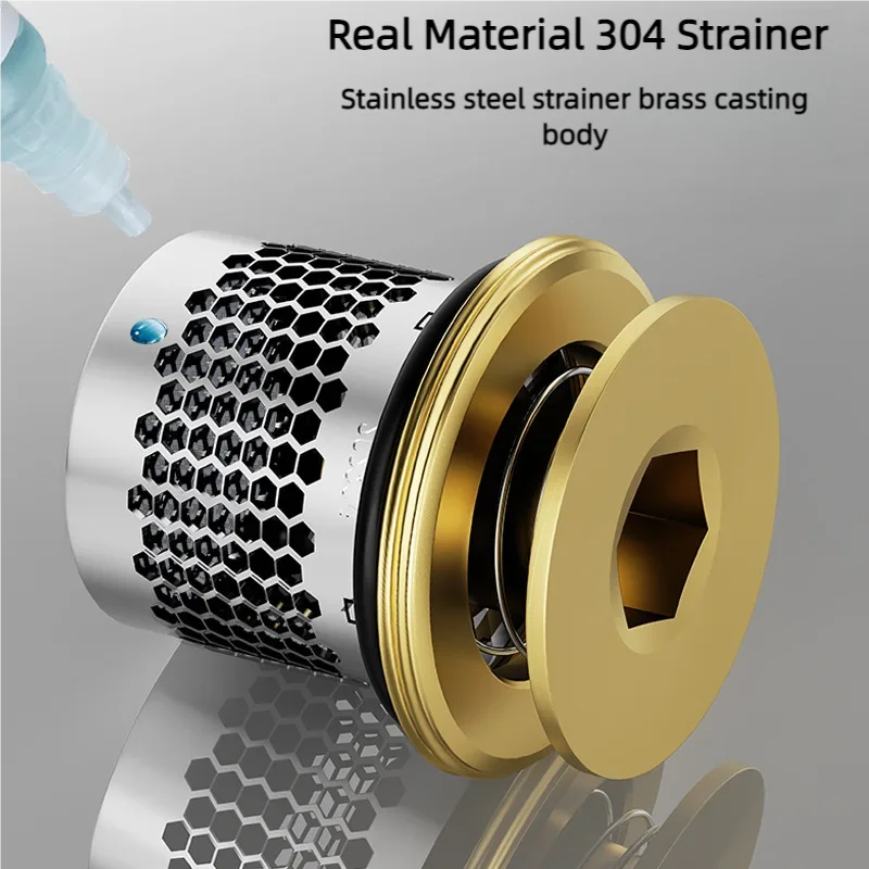 Запорный клапан для воды, трубопровод, необработанный латунный материал с запорным клапаном, угловой клапан, кран, автоматическая остановка, предотвращение утечки воды