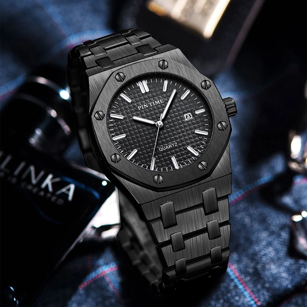Men's Luxury Business Stainless Steel Watch For Men Sport Excellence Waterproof Wristwatch Tough Men Gift relojes Free shipping
