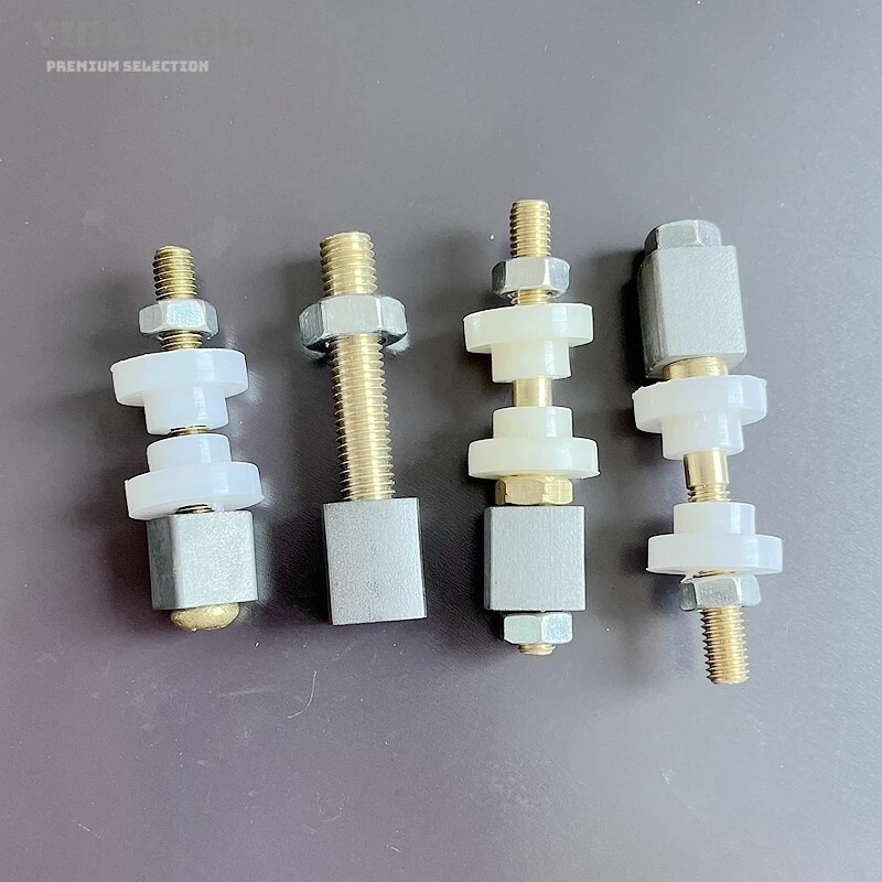 YIDA Wire EDM Conductive Block Assembly Conductive Rod Copper Bar Insulated Nylon 12/14mm ID 6/8mm