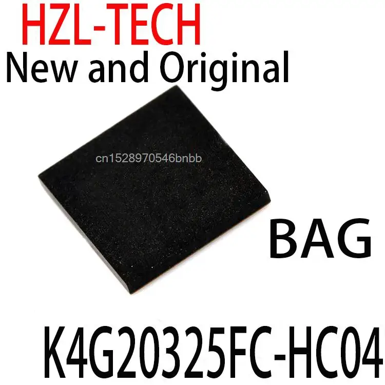 4PCS New and Original test very good product  K4G20325FC HC04 bga chip reball with balls IC chips K4G20325FC-HC04