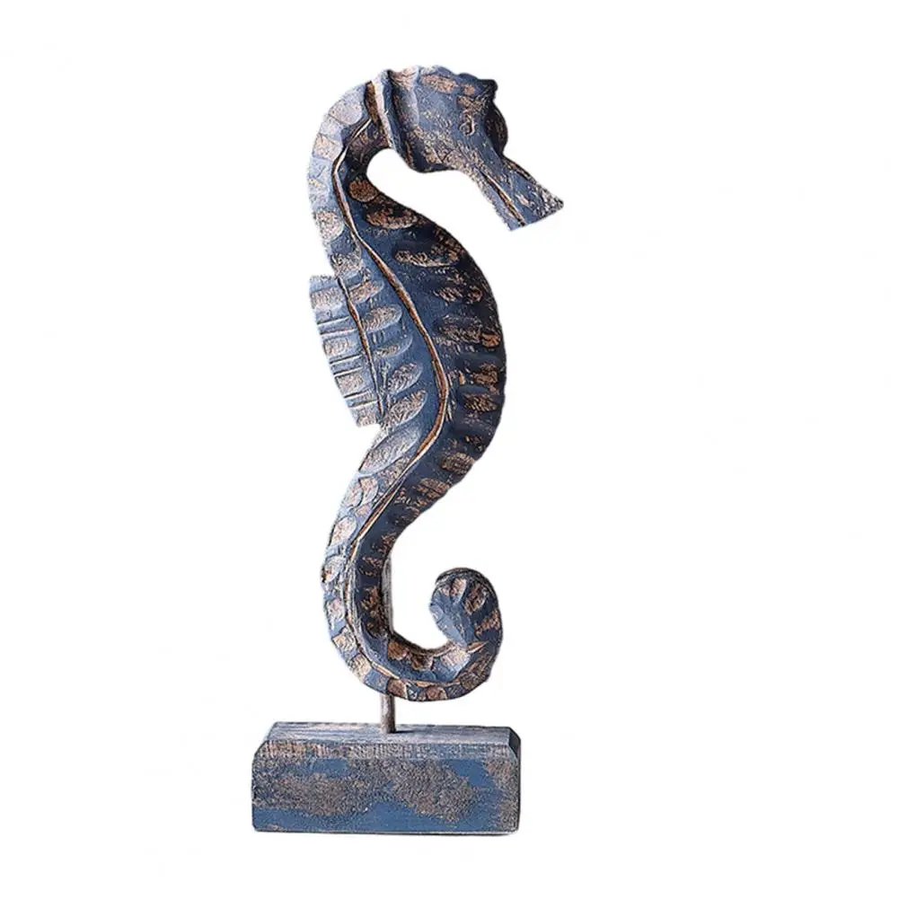 

Stable Base Table Ornament Wooden Handmade Nautical Figurine Set Coastal Beach Tabletop Statue Collection Ocean-inspired