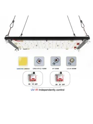 2024 Latest 120W 240W 320W 480W Dimmable LED Grow Light  Quantum Tech V4/V5 Board Samsung LM301H Swithch Turn on/off UV IR