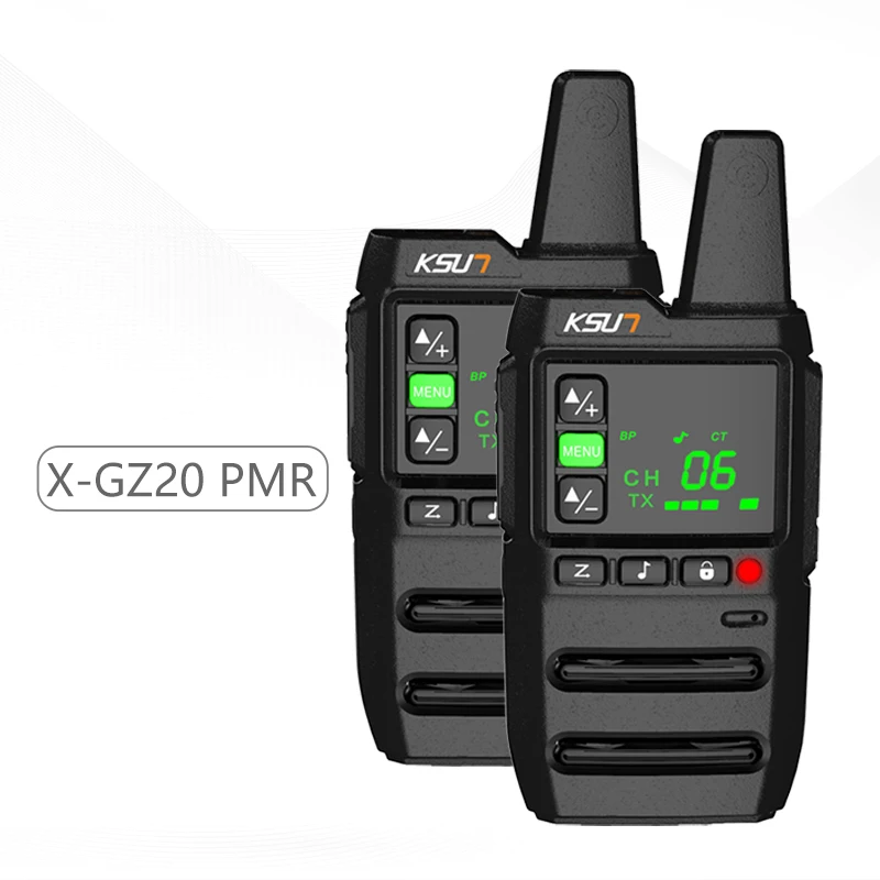 KSUN GZ20 PMR 446MHz無線機、欧州周波数対応、プロ仕様ミニ双方向UHF無線トランシーバー