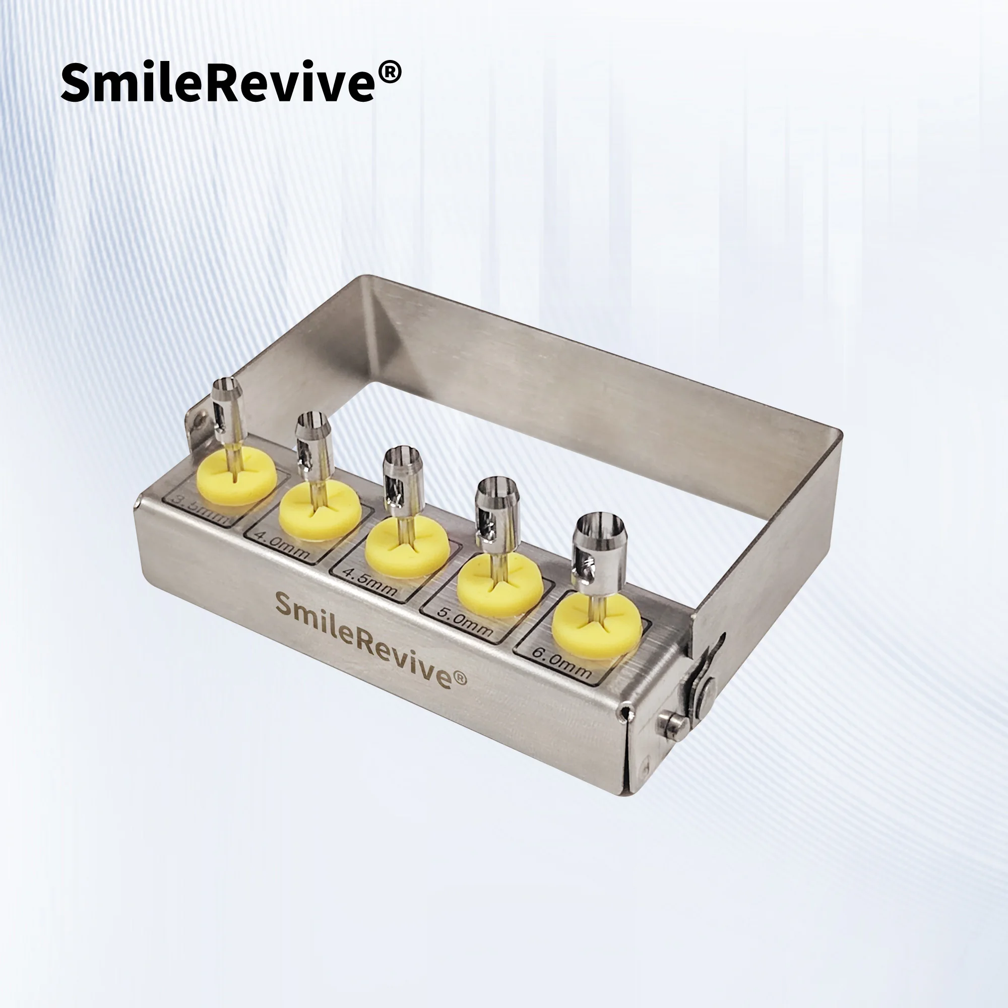 

SmileRevive 1 Set Dental Implant Stainless steel Tissue Punch kit Gingival Ring Cutter Surgical Instrument Tools